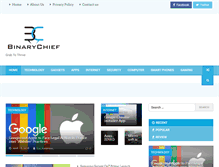 Tablet Screenshot of binarychief.com